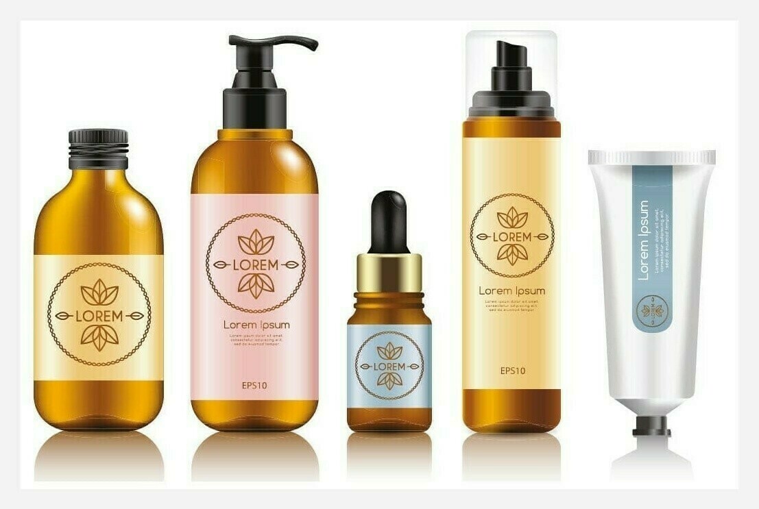 Самоклеящиеся этикетки на косметику и парфюмерию Самоклеящиеся этикетки на косметику и парфюмерию