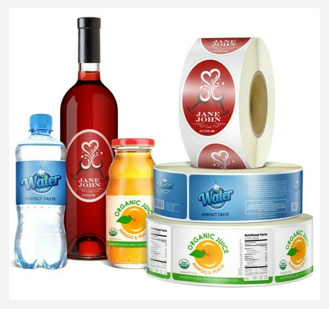 Самоклеящаяся этикетка на бутылку Самоклеящаяся этикетка на бутылку