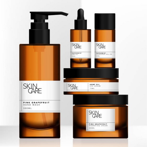 Самоклеящиеся этикетки на косметику