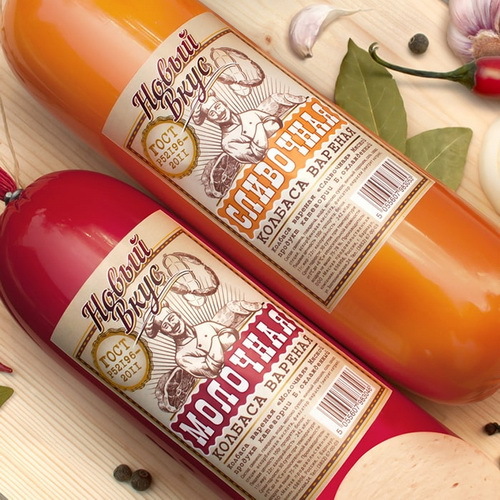 Самоклеящиеся этикетки на продукты питания 